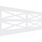 Ekena Millwork 40"H x 94 1/2"W Farmhouse Fence PVC Wainscot Paneling Kit WPK40X94FHF - alternate 1